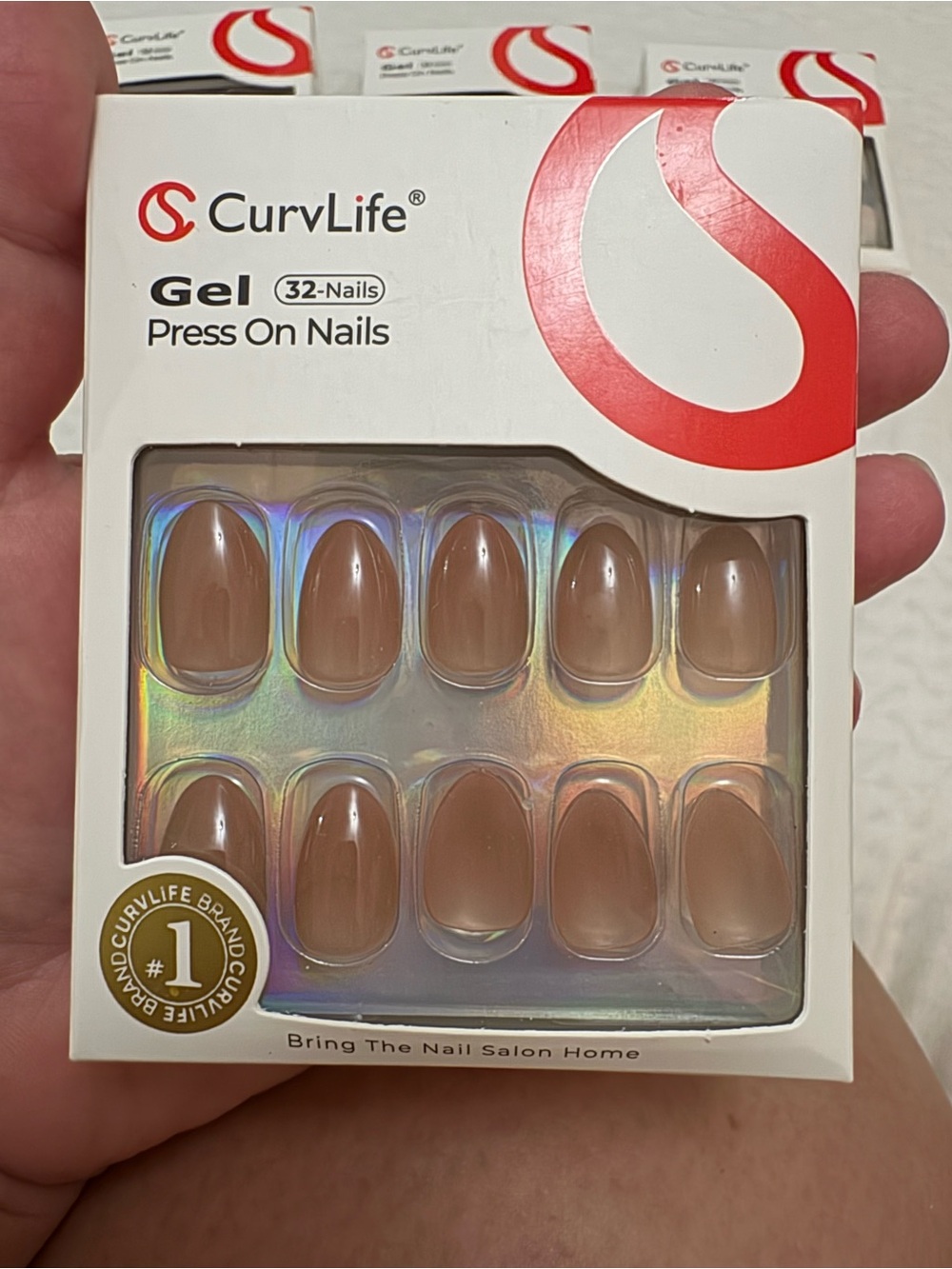 4 sets CurvLife Gel Press On Nails